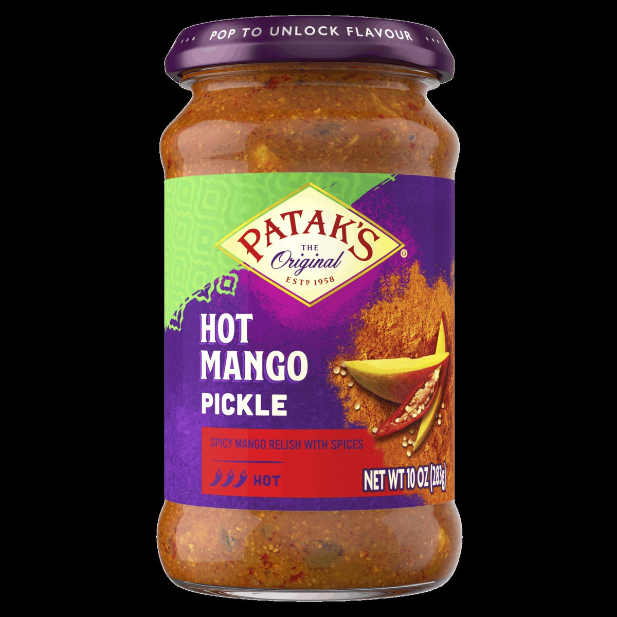 Patak's Hot Mango Pickle 283g
